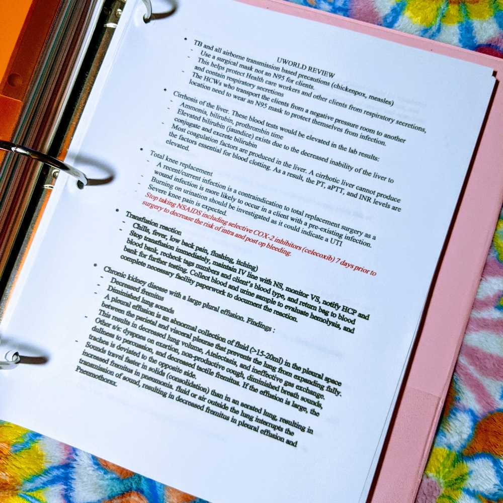 #️⃣1️⃣4️⃣ 💥NCLEX REVIEW NOTES💥